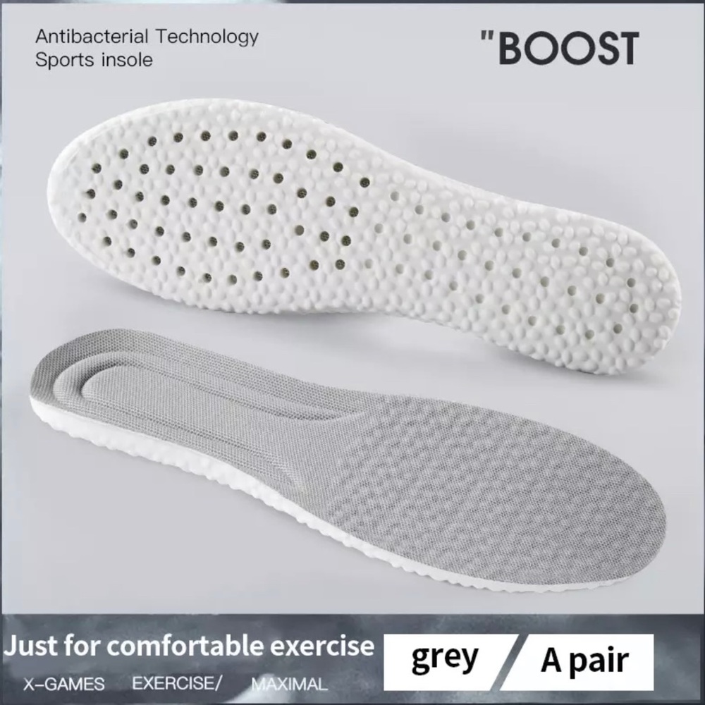Boost performance orthopedic insoles.